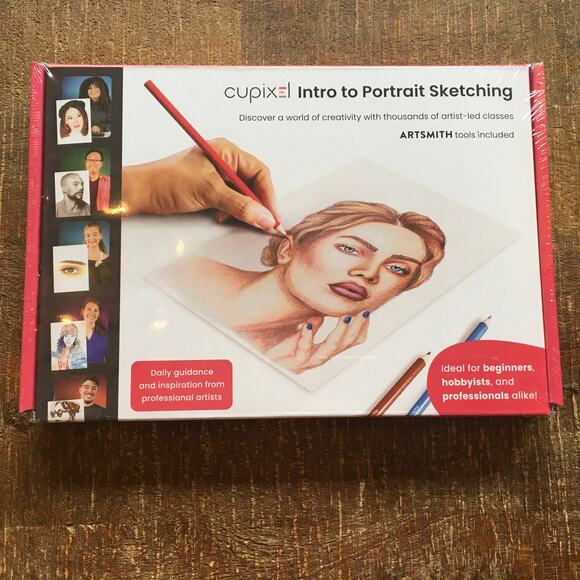 Cupixel Intro to Portrait Sketching And Device Stand Drawing Creativity SEALED - Picture 3 of 8